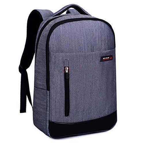 6945008463898 - WEINUO FASHIONABLE LIGHTWEIGHT WATER RESISTANT 15.6 INCH LAPTOP BACKPACK/TRAVEL BAG/SHOULDER BAG(2016 NEW VERSION)-COWBOY GRAY