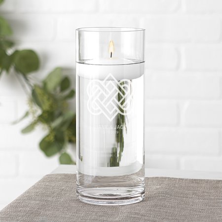 0694546550220 - CATHY'S CONCEPTS CELTIC KNOT FLOATING UNITY CANDLE