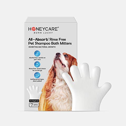 6947746403518 - HONEY CARE ALL-ABSORB DISPOSABLE PETS GROOMING WIPES - DOGS & CATS RINSE-FREE, FRAGRANCE-FREE, FUR DEODORIZING FOR PET WIPES BODY CLEANING INDOORS OR OUT (7PCS/PACK)