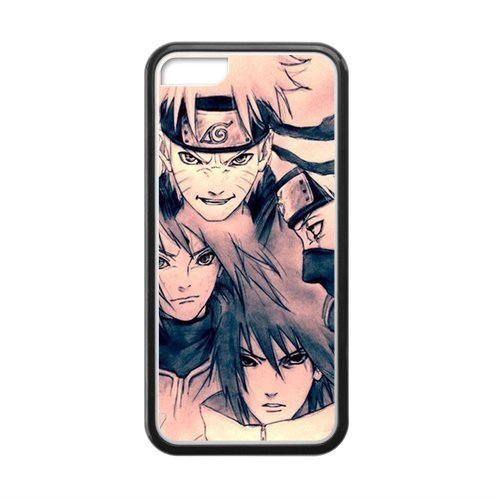 6948235168277 - PANBOX JAPANESE ANIME TEAM 7 NARUTO TUMBLR RUBBER IPHONE 5C CASE- POPULAR PROTECTIVE COVER FOR APPLE IPHONE - CUSTOM DIY