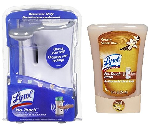 6948626107946 - LYSOL HEALTHY TOUCH NO-TOUCH HAND SOAP SYSTEM WITH CREAMY VANILLA BLISS, 1 KIT