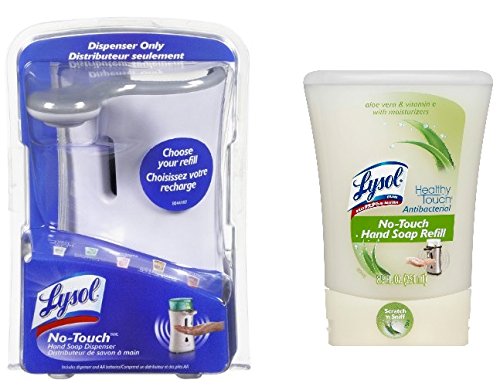6948626107953 - LYSOL HEALTHY TOUCH NO-TOUCH HAND SOAP SYSTEM WITH ALOE VERA REFILL, 1 KIT