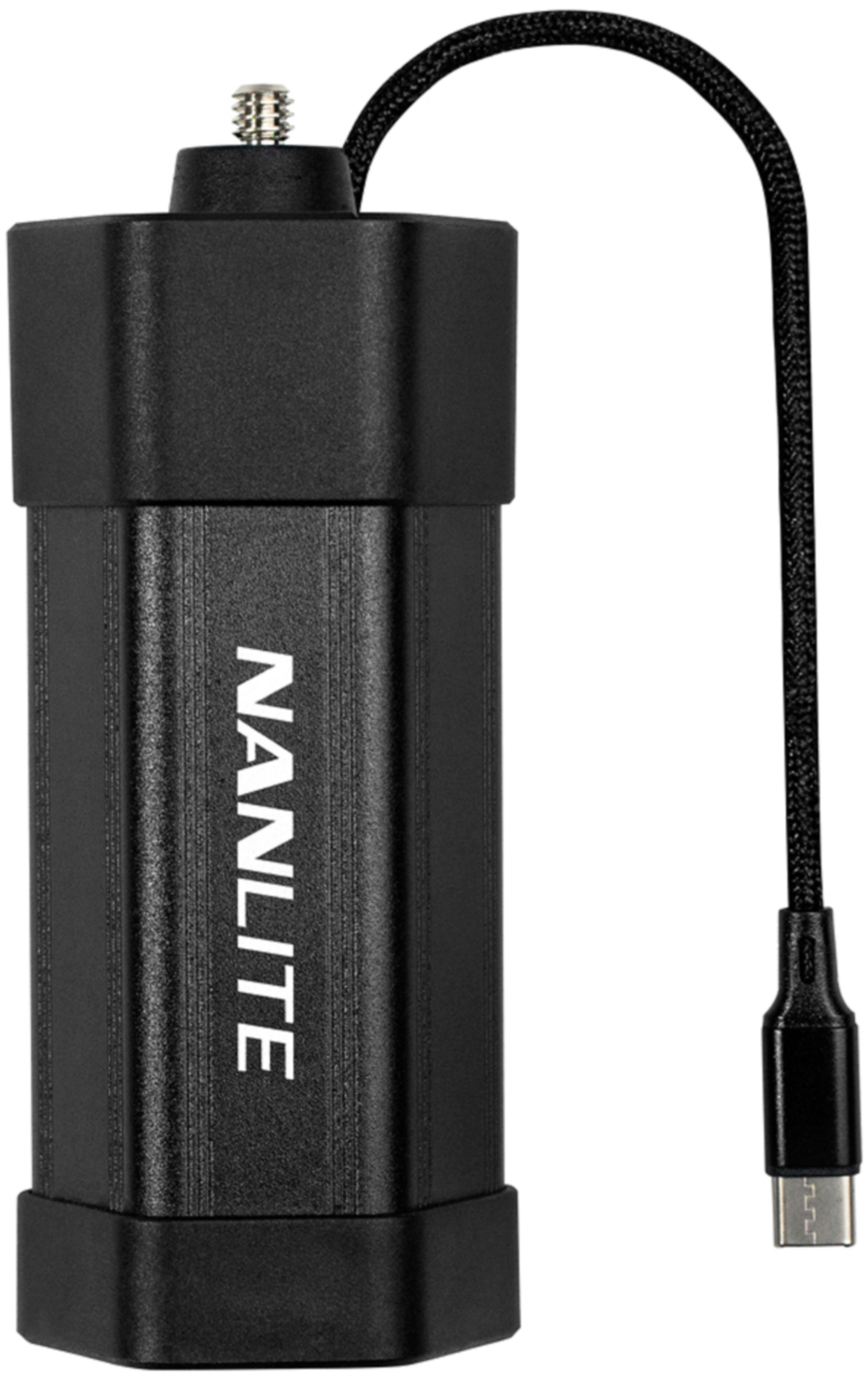 6949987422105 - NANLITE PAVOTUBE II 6C NP-F BATTERY GRIP WITH USB-C CABLE