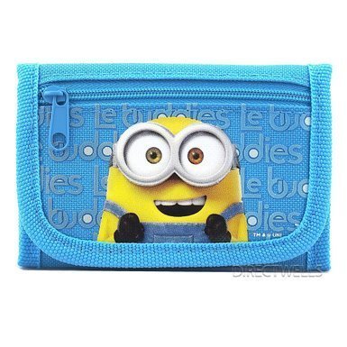 6950042920207 - DESPICABLE ME MINIONS AUTHENTIC LICENSED TRIFOLD WALLET (BLUE)