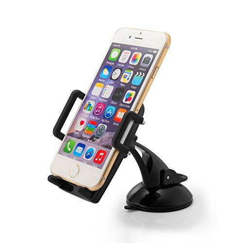 6950638983814 - CAR MOUNT, TAOTRONICS WINDSHIELD DASHBOARD UNIVERSAL SMARTPHONE CAR HOLDER, CAR CRADLE FOR ANDROID AND IOS SMARTPHONE, MORE
