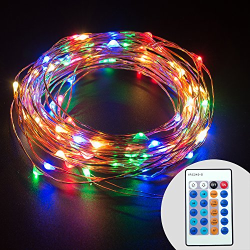 6950639005904 - TAOTRONICS DIMMABLE COLOR LED STRING LIGHTS, OUTDOOR LIGHTS STAR LIGHTS WITH 33 FT COPPER WIRE