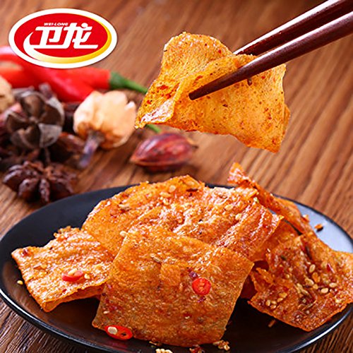 6951592317011 - CLASSIC CHINESE SPICY SNACK TOFU SLICE SPICY BEAN CURD 65G2 (4.5OZ)