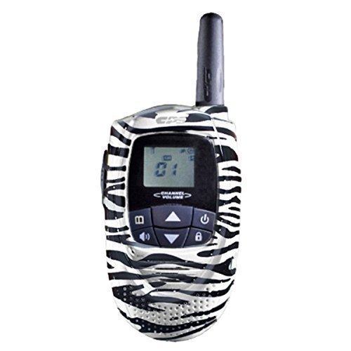 6952956500377 - CPS CP101 WALKIE TALKIE FRS (OWNER OF US DESIGN PATENT,WILL TAKE LEGAL ACTION TO STOP INFRINGING PRODUCT T228) (ZEBRA)(1 PIECE)