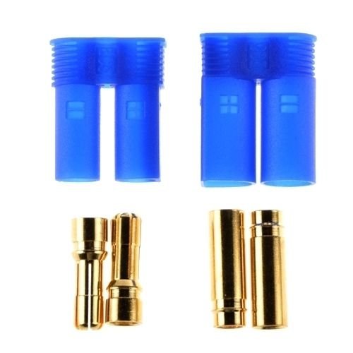 6952979890561 - THINKMAX 1 PAIR 5MM EC5 BULLET CONNECTOR MALE + FEMALE PLUGS ADAPTERS BATTERY LOSI EC5-A