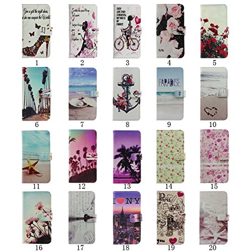 6952983980548 - BAOER CARTOON FLOWER GIRL BEACH STAND WALLET FLIP PU LEATHER CASE FOR IPHONE SAMSUNG ,COLOR:19.I LOVE PARIS;COMPATIBLE MODEL:FOR IPHONE 5 5S