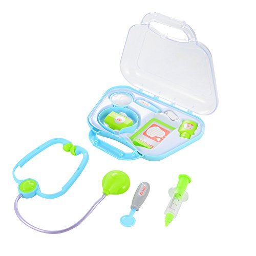 6952986288412 - LUMIPARTY PLAY DOCTOR KIT MEDICAL TOYS PRETEND DOCTOR KIT PRENTEND PLAY TOYS FOR KIDS (BLUE/GREEN RANDOM DELIVERY)