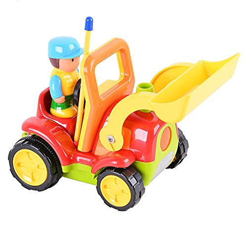 6953055330360 - GLOWSOL CARTOON R/C CONSTRUCTION TRUCK 2CH RADIO CONTROL TOY FOR TODDLERS RED