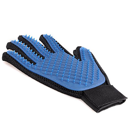 6953055752049 - ASYPETS PET GROOMING GLOVE BRUSH DESHEDDING GLOVE FURNITURE PET HAIR REMOVER MITT FOR DOGS CATS LONG SHORT FUR WITH RUBBER TIPS FOR MASSAGE