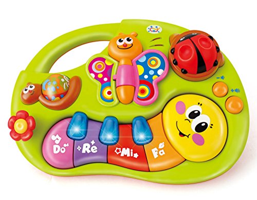 6953055754678 - GEEFIA BABY PIANO TOY ILLUMINATING AND LEARNING TODDLER TOY WITH LIGHT, MUSIC AND STORY