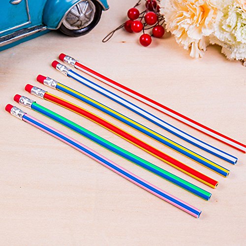 6953063869234 - CUTE STATIONERY COLORFUL MAGIC BENDY FLEXIBLE SOFT PENCIL HOT SELLINGSTUDENT OFFICE SUPPLIES
