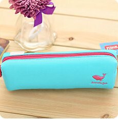 6953064492066 - KOREAN FASHION SPACE COTTON PENCIL CASE CANDY COLOR BIG CAPACITY STATIONERY POUCH COSMETIC BAG STUDENTS OFFICE COLOR:LIGHT BLUE