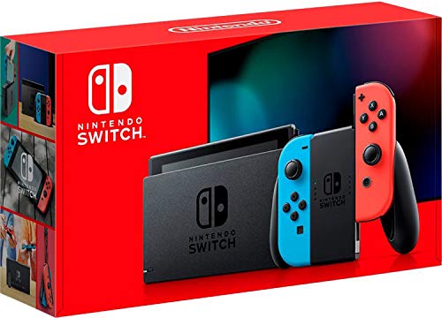 6953322752345 - NINTENDO SWITCH WITH NEON BLUE AND NEON RED JOY‑CON - HAC-001(-01)