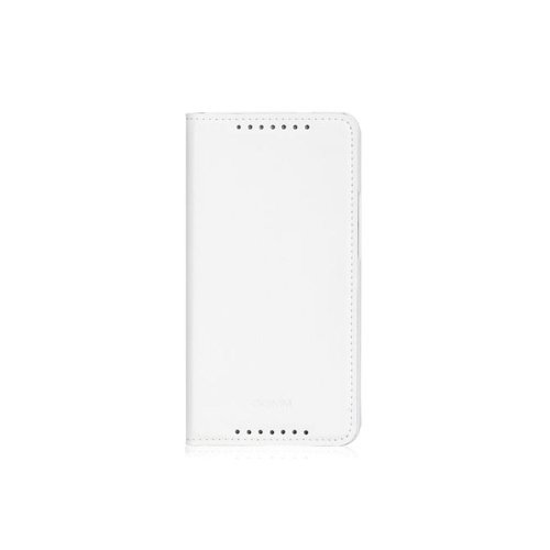 6953338461293 - GGMM FLIP GLAM-H1 GENUINE LEATHER CASE FOR HTC ONE - RETAIL PACKAGING - WHITE