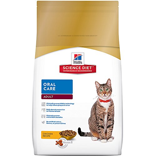 6953851149005 - HILL'S SCIENCE DIET ADULT ORAL CARE CHICKEN RECIPE DRY CAT FOOD, 7 LB BAG
