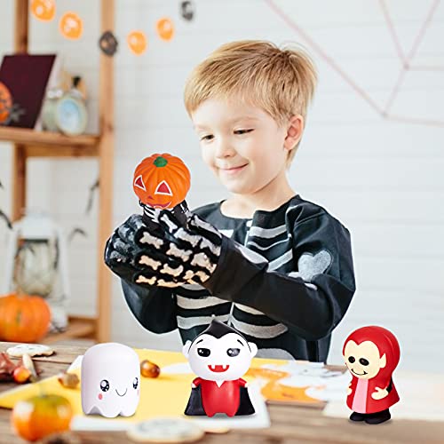 6954798252520 - 6 PACK HALLOWEEN SQUISHIES HALLOWEEN PLAYSET PINCH STRESS RELIEF TOYS HALLOWEEN PALM-SIZED TOY PARTY FAVORS FOR BOYS AND GIRLS