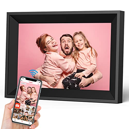 6955260102138 - FRAMEO 10.1DIGITAL PICTURE FRAME WIFI PHOTO FRAMES IPS TOUCH SCREEN, 16GB STORAGE, SHARE PHOTOS/VIDEOS INSTANTLY AND REMOTELY VIA FREE FRAMEO, GREAT GIFTS FOR PARENTS