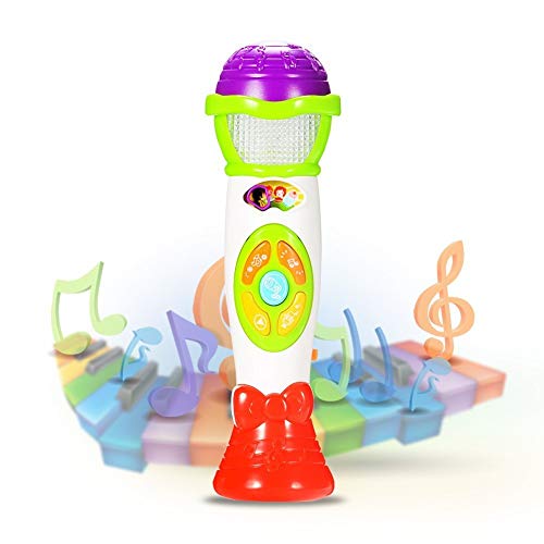 6955260706107 - MICROPHONE TOYS FOR KIDS, VOICE CHANGING AND RECORDING MICROPHONE, KARAOKE MICROPHONE WITH COLORFUL LIGHTS FOR TODDLERS AND KIDS (GREEN)
