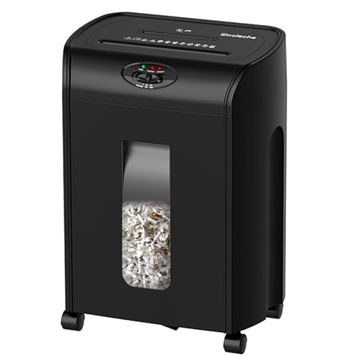 6955605579779 - SPOFLYINN PAPER SHREDDER HIGH SECURITY P5 OFFICE HOME USE HEAVY DUTY MICRO CUT LOW WORKING NOISE OFFICE EQUIPMENT MANUFACTURE BLACK