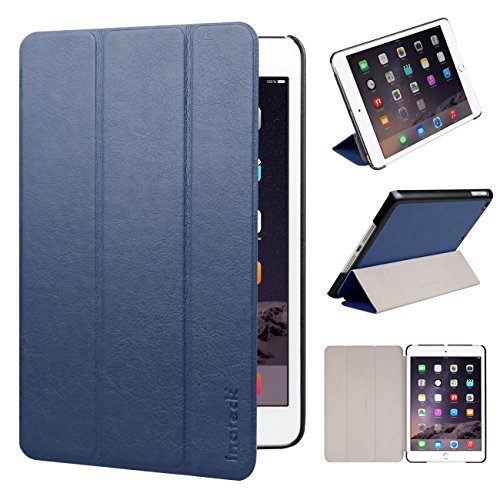 6957599314756 - INATECK IPAD MINI 3/2/1 CASE - ULTRA SLIM SMART CASE LEATHER COVER WITH MAGNETIC AUTO SLEEP WAKE-UP FUNCTION FOR APPLE IPAD MINI 1/2/3, BLUE