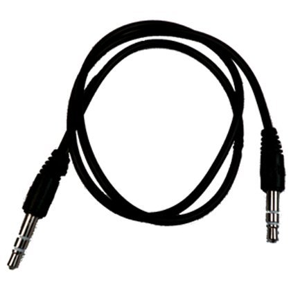 0695874578207 - 3.5MM AUDIO EXTENSION AUX CABLE (MALE TO MALE) FOR HTC DROID INCREDIBLE (BLACK)
