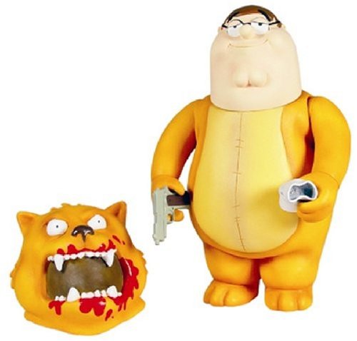 0696198200515 - FAMILY GUY SERIES 5 ACTION FIGURE - PETER GRIFFIN AS GARY THE NO TRASH COUGA