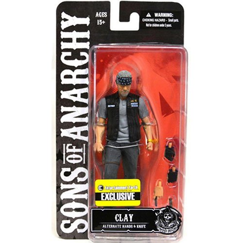 0696198823080 - SONS OF ANARCHY VARIANT CLAY MORROW W/ BANDANA 6 ACTION FIGURE