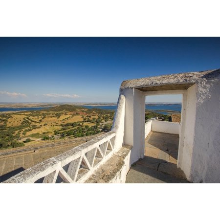 0696235224504 - FRAMED ART FOR YOUR WALL PANORAMA PORTUGAL MONSARAZ COUNTRY OUTLOOK 10X13 FRAME