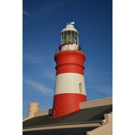 0696261983963 - CANVAS PRINT CAPE AGULHAS SOUTH AFRICA LIGHTHOUSE STRETCHED CANVAS 10 X 14