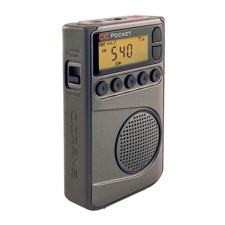 0696714303102 - C. CRANE CC POCKET AM FM AND NOAA WEATHER RADIO WITH CLOCK AND SLEEP TIMER