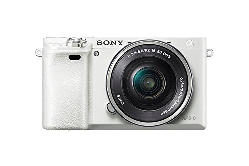 0696720630445 - SONY ALPHA A6000 MIRRORLESS DIGITAL CAMERA WITH 16-50MM POWER ZOOM LENS (WHITE)
