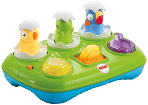 0696748415550 - FISHER-PRICE MUSICAL POP-UP EGGS