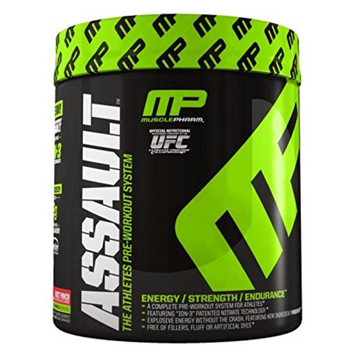 0696859261800 - MUSCLE PHARM ASSAULT PRE-WORKOUT SUPPLEMENT, CANDY APPLE, 0.96 POUND