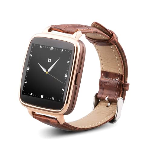 6970357483969 - BEAN INFORMATION TECHNOLOGY BIT S1G S1 SMART WATCH GOLD / BROWN LEATHER STRAP ANDROID