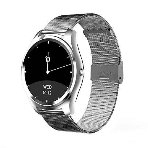 6970357483990 - BEAN INFORMATION TECHNOLOGY FUSION SMART WATCH COMPATIBLE WITH ANDROID PHONES, SILVER WITH STAINLESS STRAP