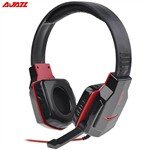 6971025017691 - A-JAZZ 3.5MM ON-EAR STEREO HEADSET HEADPHONES EARPHONES WITH MICROPHONE FOR PC MOBILE PHONE MP3 MP4