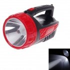 6971025034278 - KMS KM-2619 3W 350LM 6000K LED WHITE LIGHT RECHARGEABLE PORTABLE LAMP - BLACK + RED (AC 110~240V)