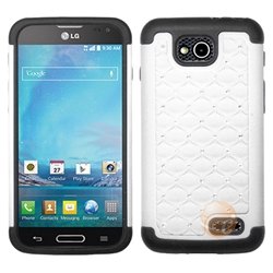 6971025999362 - ASMYNA WHITE/BLACK FULLSTAR PROTECTOR COVER COMPATIBLE WITH LG D415 (OPTIMUS L90)