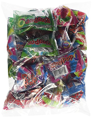 0697111142509 - RING POP'S INDIVIDUALLY WRAPPED JEWEL SHAPED HARD CANDY VARIETY 20 COUNT