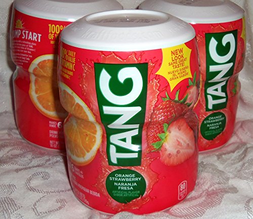 0697111213650 - TANG POWDERED DRINK MIX, ORANGE STRAWBERRY 3 X 18.0 OUNCE CANS (STRAWBERRY/ORANGE, 3 PACK)
