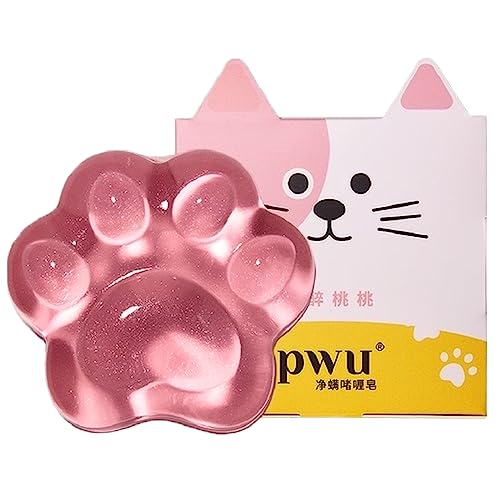 6976099132905 - PWU CATS CLAW JELLY BEAUTY BAR BATH SOAPS FOR DEEP GENTLE CLEAN,SOFT SKIN CARE MORE MOISTURIZING WHITENING THAN BAR SOAP,OOLONG PEACH FLAVOR,4.41 OZ 1 BAR