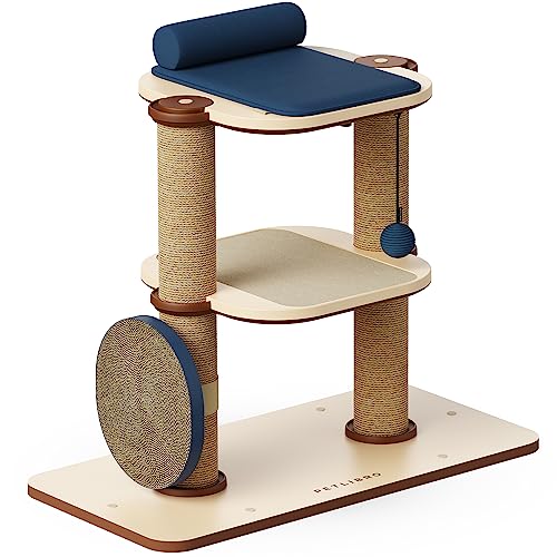 6976166720271 - PETLIBRO INFINITY CAT TREE TOWER FOR INDOOR CATS, MODULAR DESIGN AND 2-SECOND SETUP, STURDY MULTI-LEVEL ACTIVITY CENTER CAT CONDO WITH CAT BED, TOY, FELT PADS, SISAL SCRATCHING POSTS FOR ANY ROOM