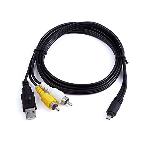 0697665858239 - HOLLO REPLACEMENT USB UC-E6 AV AUDIO VIDEO CABLE LEAD CORD FOR NIKON COOLPIX L110 50 P60 P80 P90 P100 P300 P500 P5000