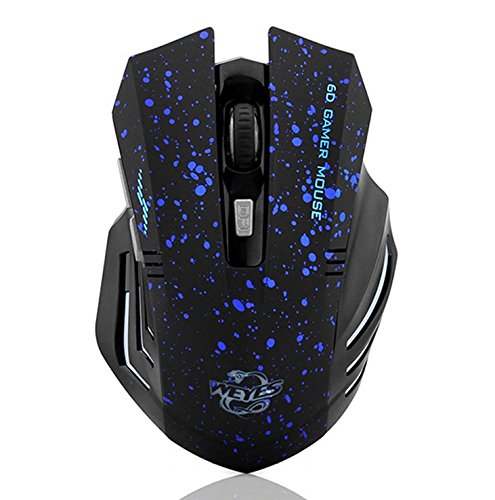 6979972220805 - WEYES 6D 2000 DPI 2.4G WIRELESS EXPERT GAMING MOUSE MICE BACKLIGHT 929 BLUE