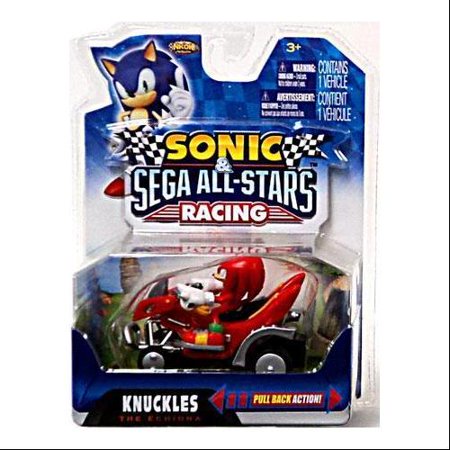 0698143064128 - NKOK SONIC AND SEGA ALL-STARS RACING PULL BACK CAR - KNUCKLES THE ECHIDNA