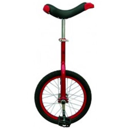 0698238404556 - FUN RED 16 UNICYCLE WITH ALLOY RIM